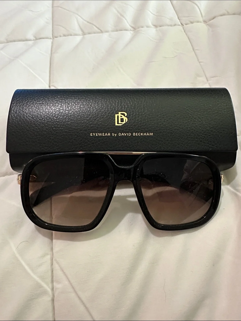 Brand new, never worn. David Beckham Men’s Black Sunglasses - Designer Eyewear
